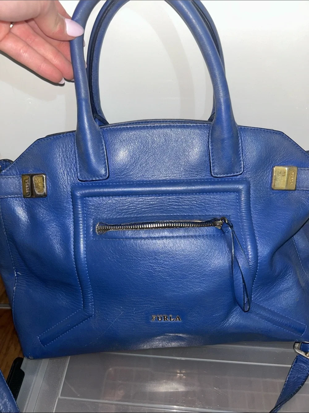 Furla structured satchel